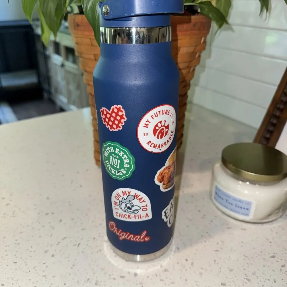 h2go Chick-Fil-A Branded Insulated Water Bottle Stainless Steel